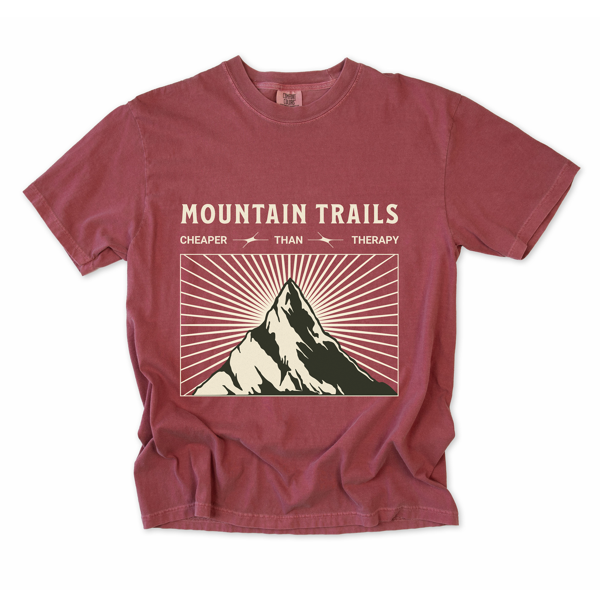 Mountain Trails Cheaper Than Therapy T-Shirt