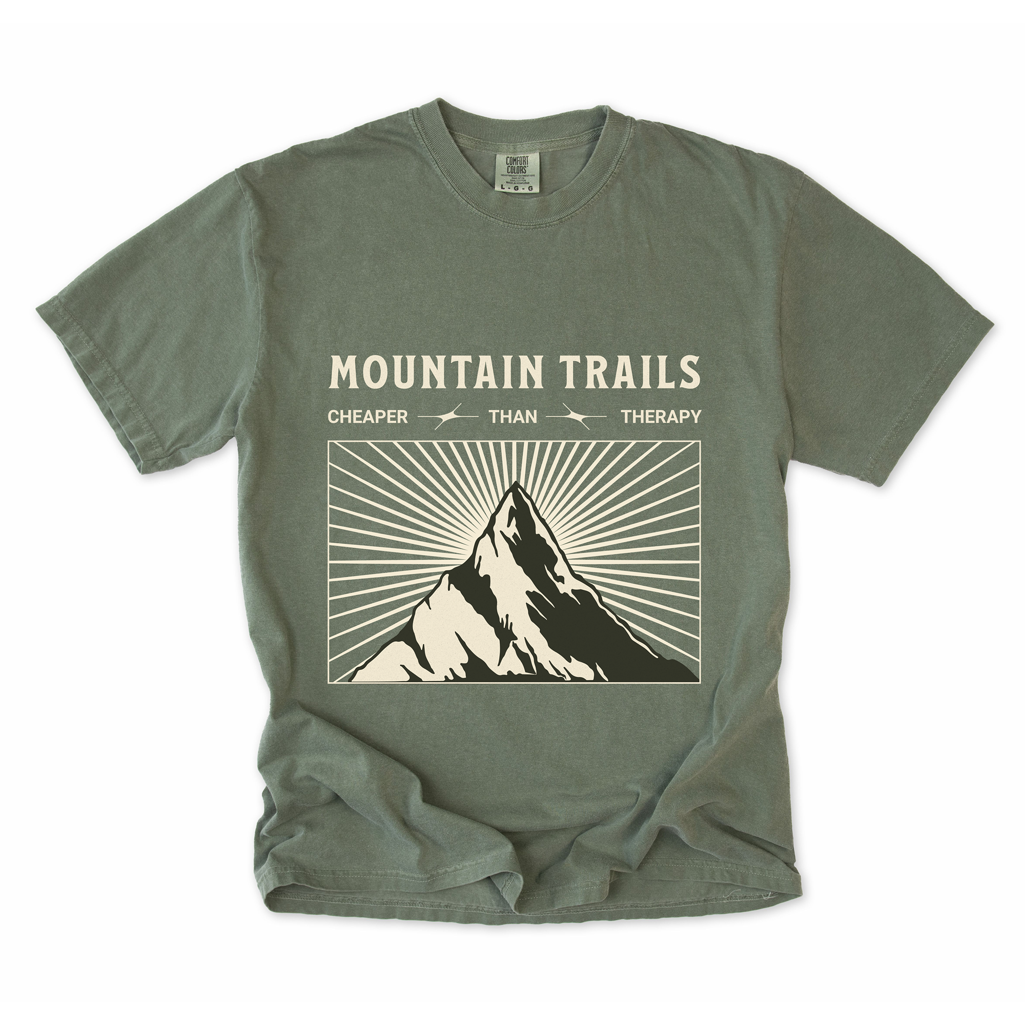 Mountain Trails Cheaper Than Therapy T-Shirt