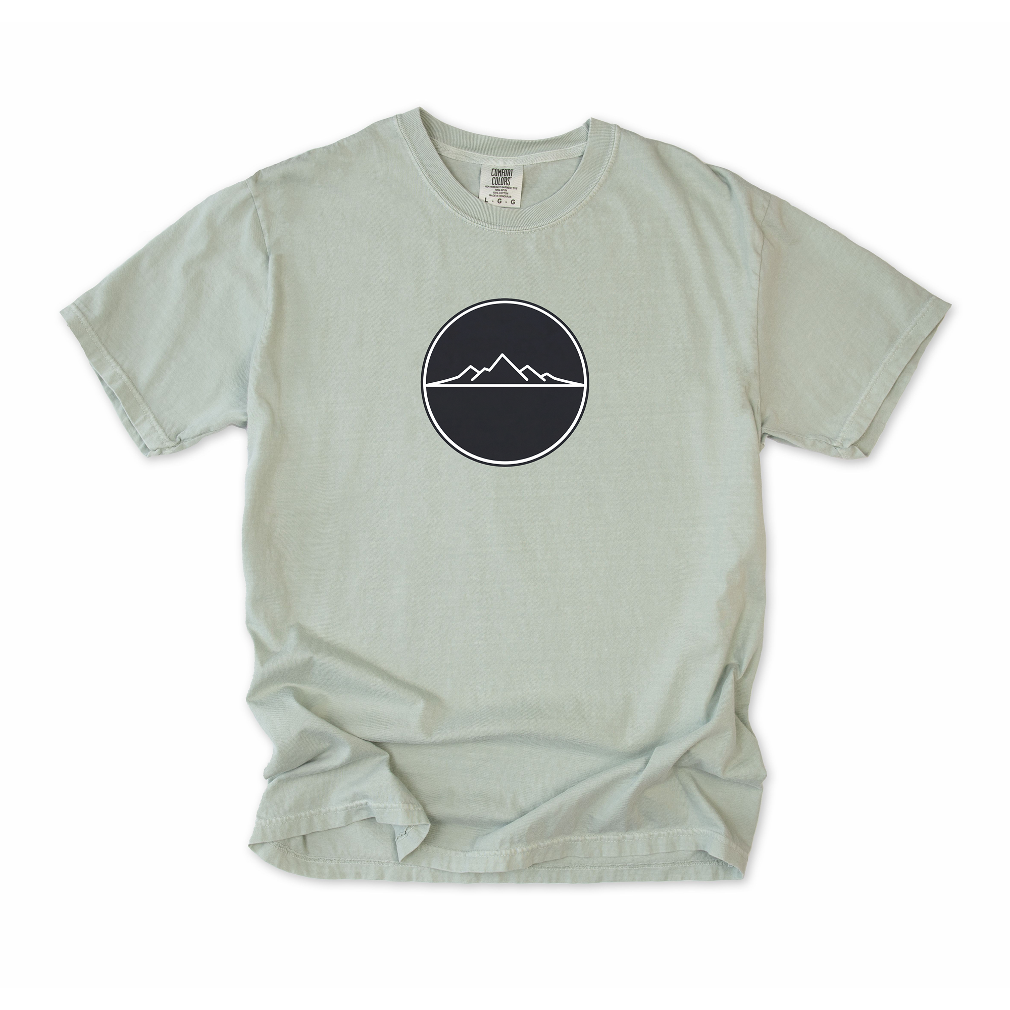 Minimal Mountain Circle T-Shirt